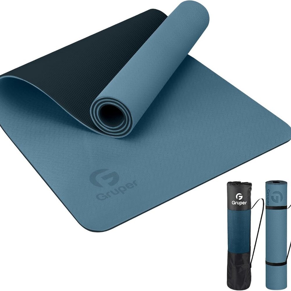 Yoga Mat Non Slip, Eco Friendly Fitness Exercise Mat with Carrying Strap,Pro Yog